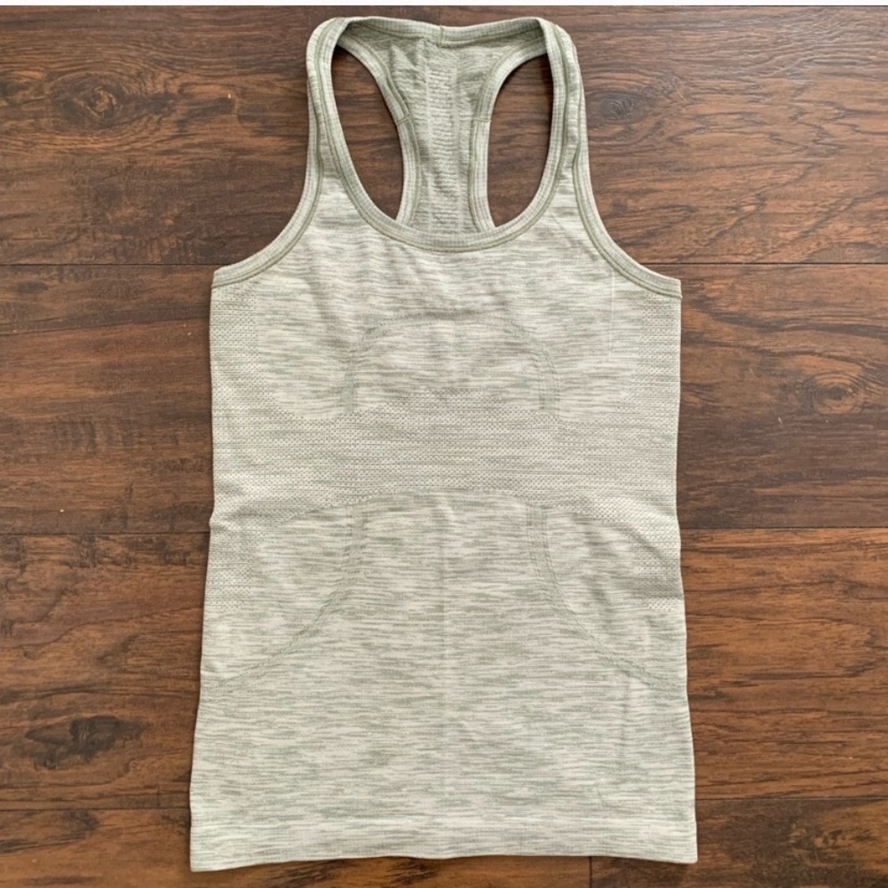 Lululemon Swiftly Tech Tank Heathered Desert Olive